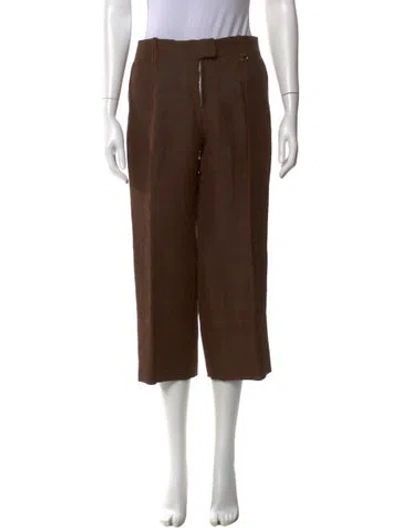 Pre-owned Jacquemus Wide Leg Pants In Pink