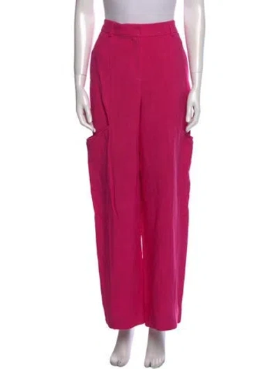 Pre-owned Jacquemus Wide Leg Pants In Pink