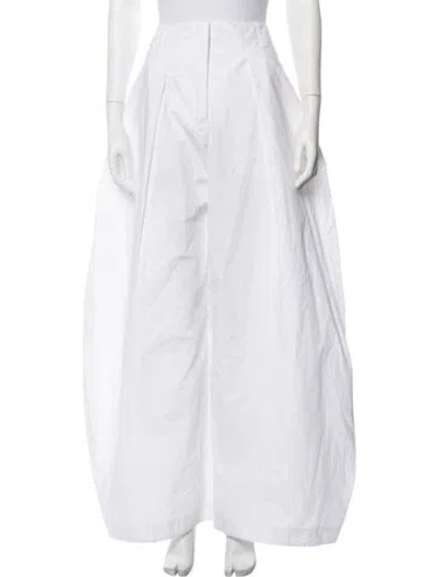 Pre-owned Jacquemus Wide Leg Pants In White