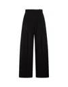 Jacquemus Camargue Wide-leg Tailored Trousers In Black