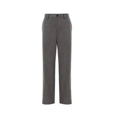 Jacquemus Wide Leg Trousers In Grey