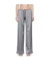 Jacquemus Le Pant Mentalo Wide-leg Mid-rise Crepe Trousers In Gray
