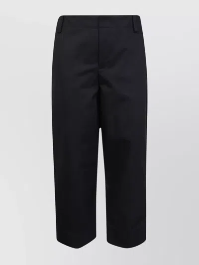 Jacquemus Wide Leg Trousers Pockets In Black