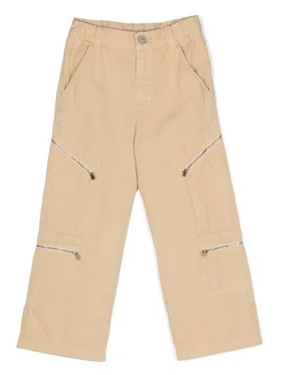 Jacquemus Wide Pant In Neutral