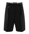 Jacquemus Tailored Bermuda Shorts In Wool In Black