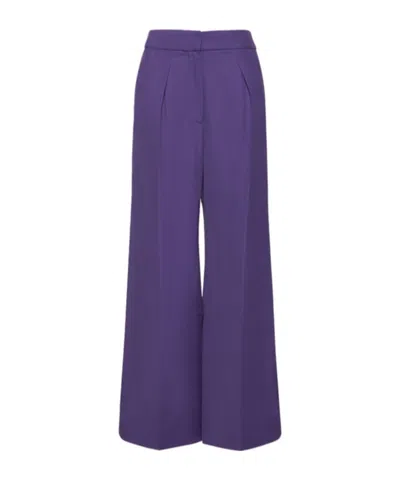 Jacquemus Wide-leg Casual Pants In Purple