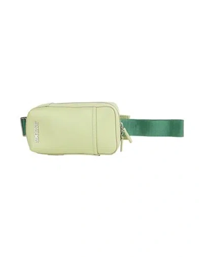 Jacquemus Woman Belt Bag Light Green Size - Leather