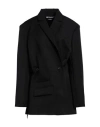 JACQUEMUS JACQUEMUS WOMAN BLAZER BLACK SIZE 6 VIRGIN WOOL