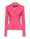 Jacquemus Solid-color Thin Wool Suit In Pink