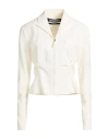 Jacquemus Single-breasted Fitted Suit In White