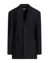 Jacquemus Woman Blazer Midnight Blue Size 2 Viscose, Virgin Wool, Polyamide In Blue