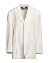 Jacquemus Single-breasted Suit Jacket In Off White
