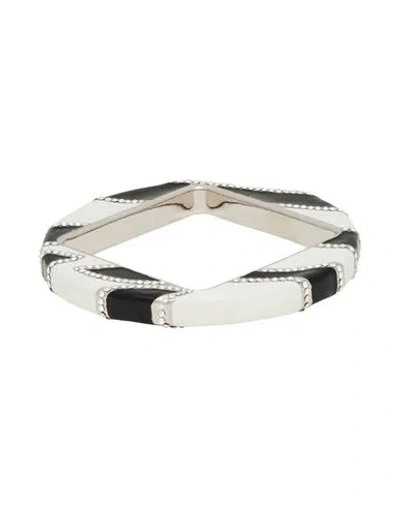 Jacquemus Woman Bracelet White Size - Metal