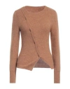 Jacquemus Woman Cardigan Camel Size 4 Polyamide, Acrylic, Alpaca Wool, Wool