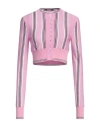 Jacquemus 'cropped Beach Cardigan' In Pink