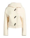 Jacquemus Woman Coat Ivory Size 8 Virgin Wool In White