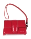 Jacquemus Red Le Porte Bambino Leather Airpod Case In Red
