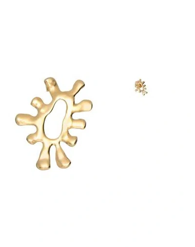 Jacquemus Woman Earrings Gold Size - Metal