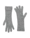 Jacquemus Woman Gloves Grey Size Onesize Alpaca Wool, Polyamide, Wool