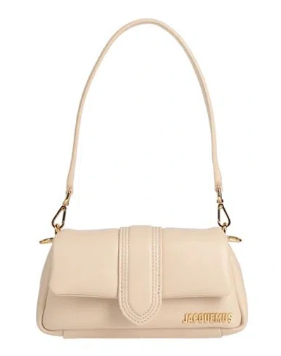 Jacquemus Woman Handbag Beige Size - Lambskin In Beige