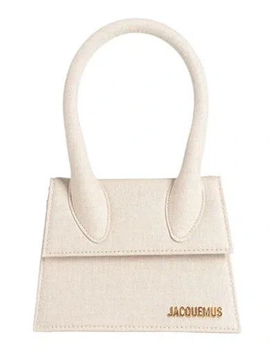 Jacquemus Woman Handbag Beige Size - Textile Fibers