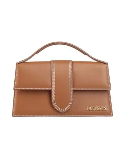 Jacquemus Woman Handbag Brown Size - Cow Leather