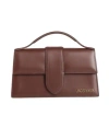 Jacquemus Le Grand Bambino Leather Shoulder Bag In Brown