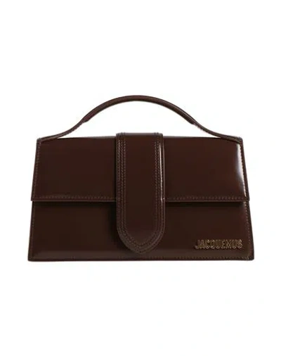 Jacquemus Woman Handbag Chocolate Brown Size - Leather