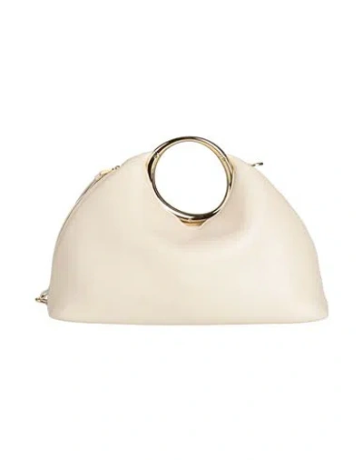 Jacquemus Woman Handbag Cream Size - Leather In White
