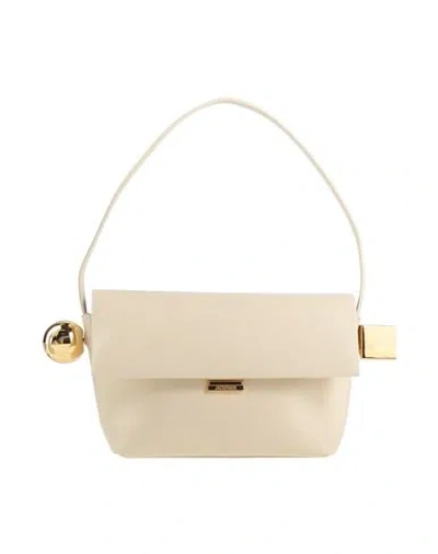 JACQUEMUS JACQUEMUS WOMAN HANDBAG CREAM SIZE - LEATHER