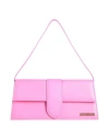 Jacquemus Woman Handbag Fuchsia Size - Cow Leather In Pink