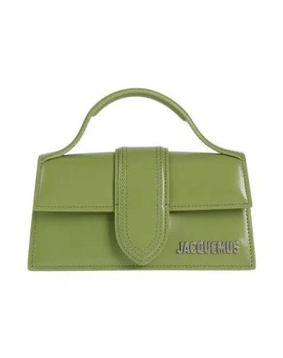 Jacquemus Woman Handbag Green Size - Calfskin