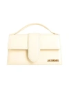 Jacquemus Woman Handbag Ivory Size - Leather