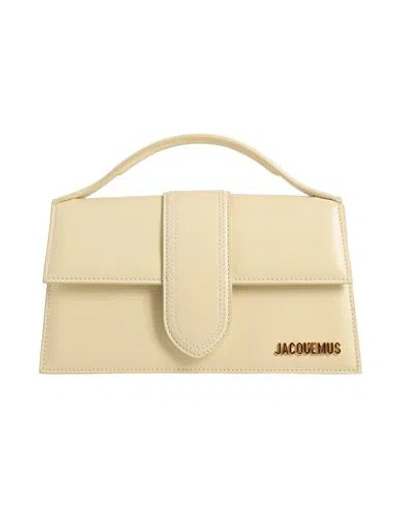 Jacquemus Woman Handbag Ivory Size - Leather
