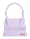 Jacquemus Woman Handbag Lilac Size - Soft Leather In Purple
