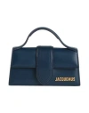 Jacquemus Woman Handbag Midnight Blue Size - Cow Leather In Blue