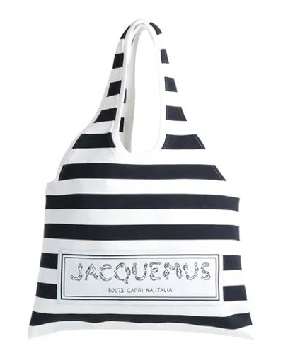 Jacquemus Woman Handbag Midnight Blue Size - Viscose, Polyamide, Elastane