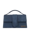 Jacquemus Woman Handbag Navy Size - Leather