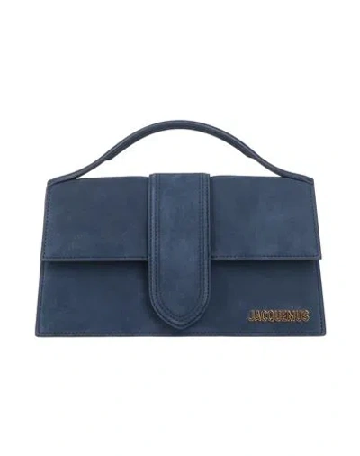 Jacquemus Woman Handbag Navy Size - Leather