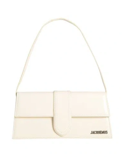 Jacquemus Woman Handbag Off White Size - Calfskin In Off White