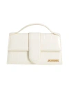 Jacquemus Woman Handbag Off White Size - Cow Leather In White