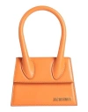 Jacquemus Woman Handbag Orange Size - Cow Leather