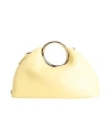 Jacquemus Woman Handbag Pastel Yellow Size - Leather