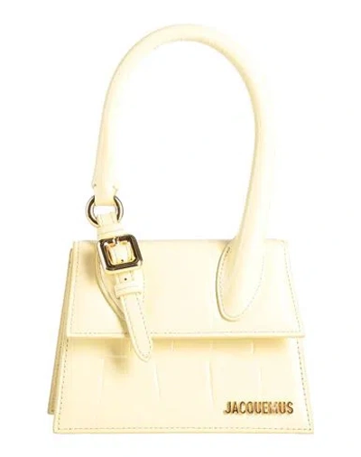 Jacquemus Woman Handbag Pastel Yellow Size - Textile Fibers