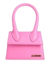 Jacquemus Womens Pink Le Chiquito Medium Leather Top-handle Bag