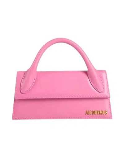 Jacquemus Woman Handbag Pink Size - Calfskin
