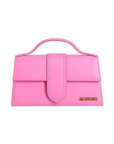 Jacquemus Woman Handbag Pink Size - Leather