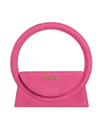Jacquemus Woman Handbag Pink Size - Leather