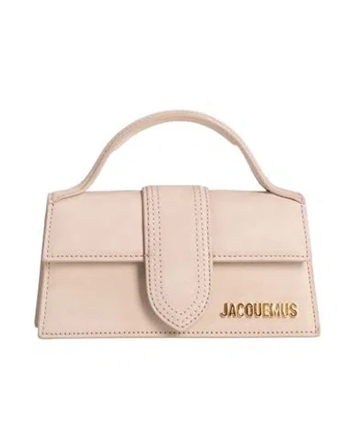 Jacquemus Woman Handbag Sand Size - Calfskin In Beige