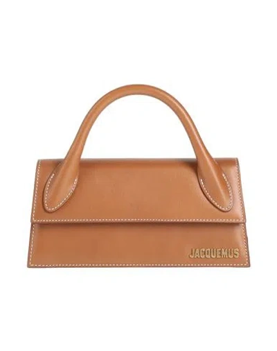 Jacquemus Woman Handbag Tan Size - Leather In Brown